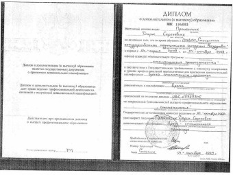 Документы Пракопчик Дарья Сергеевна
