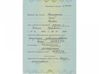 Документы Пономаренко Сергей Юрьевич